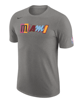 T-shirt Nike NBA Miami Heat tough red - Basket4Ballers